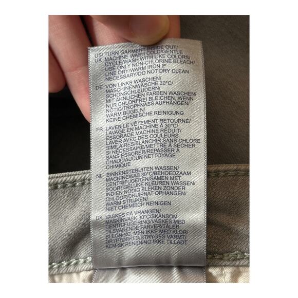 NYDJ Womens Plus Relaxed Ankle Straight Leg Jeans gray size 20W - Picture 7 of 7